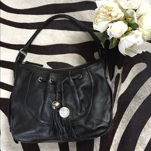 SOLD -Furla Black Leather Handbag